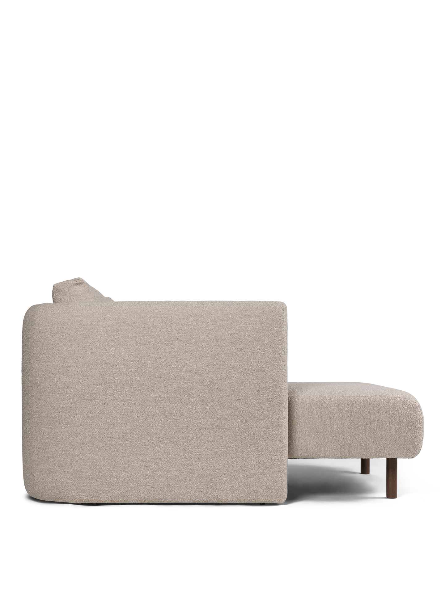 Dase modular sofa - left -handed soft bouclé beige