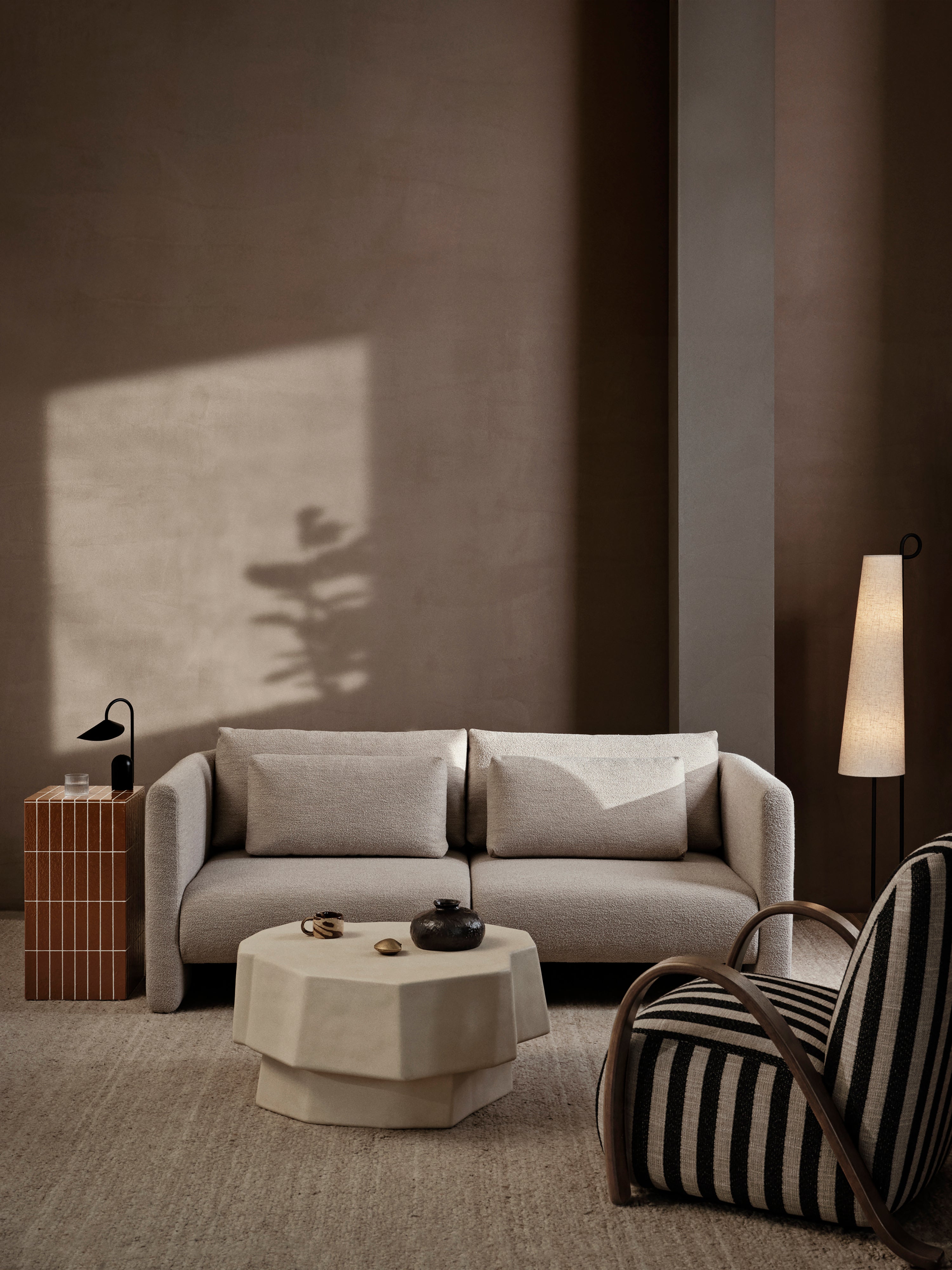 Dase modular sofa - left -hand element upholstered