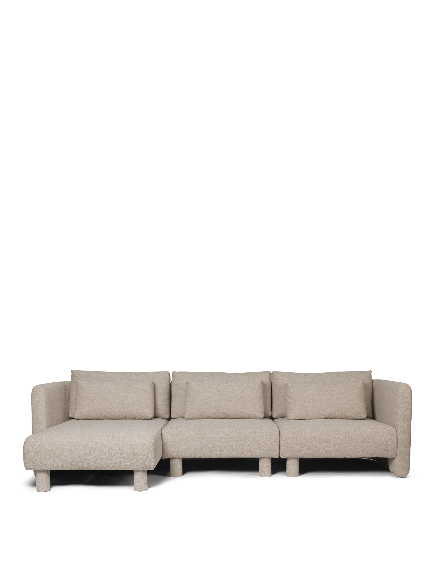 Dase modular sofa - soft bouclé beige sofa