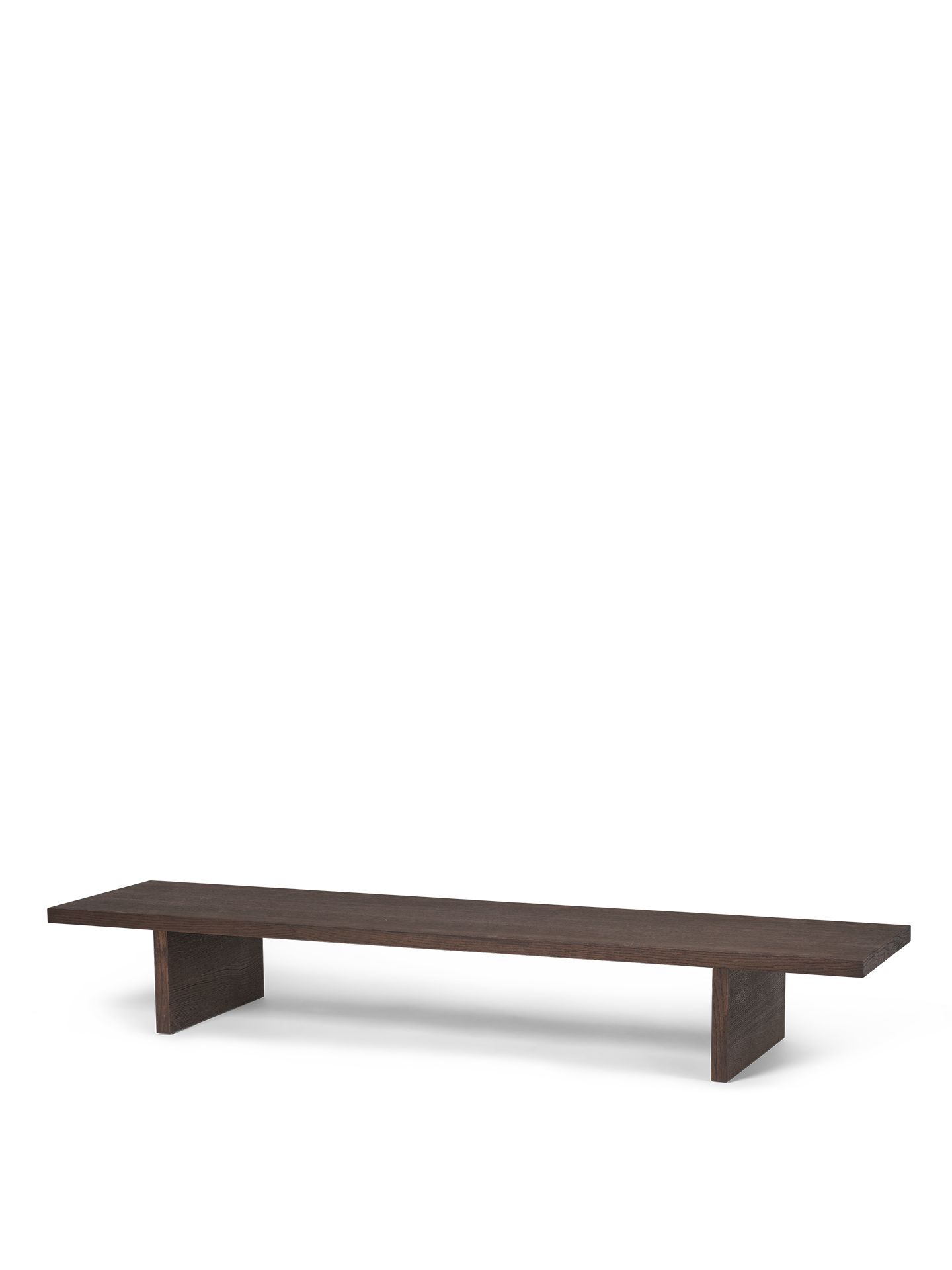 Dark oak wooden exposure table