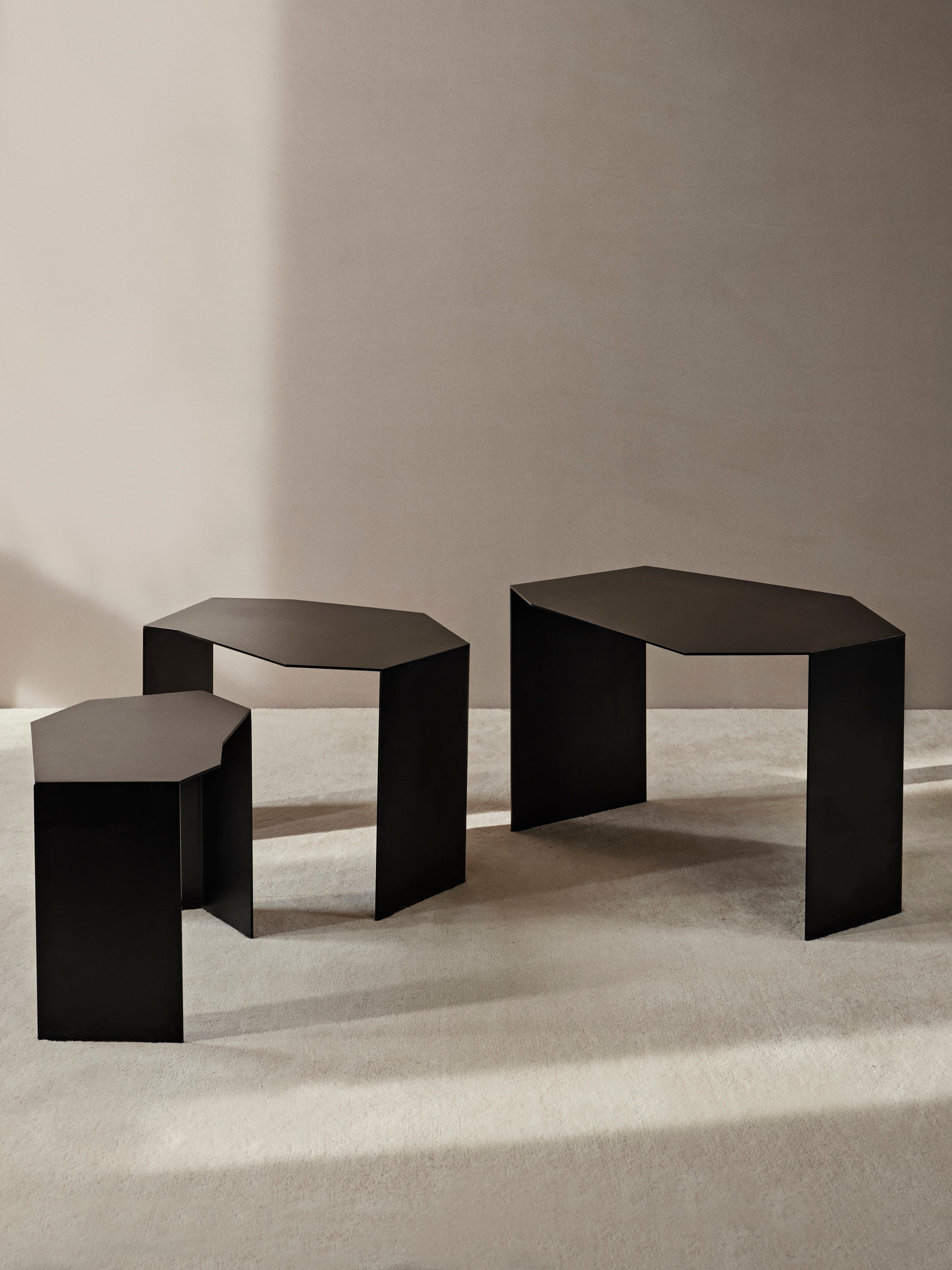 SHARD CLUSTER schwarzes Tischset