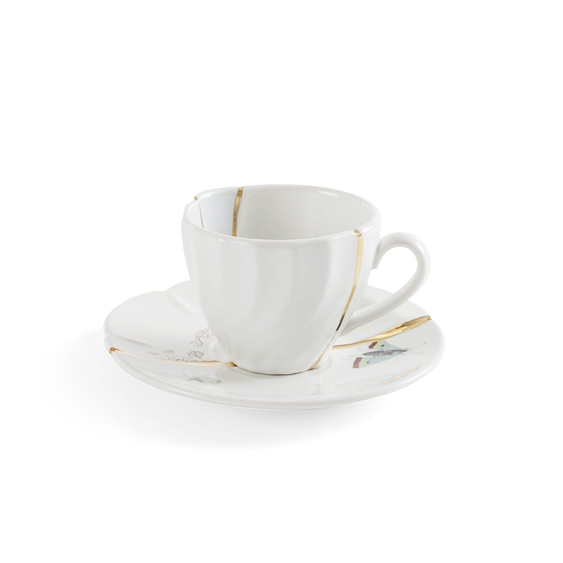 Filiżanka do espresso KINTSUGI #2 porcelanowy Seletti    Eye on Design