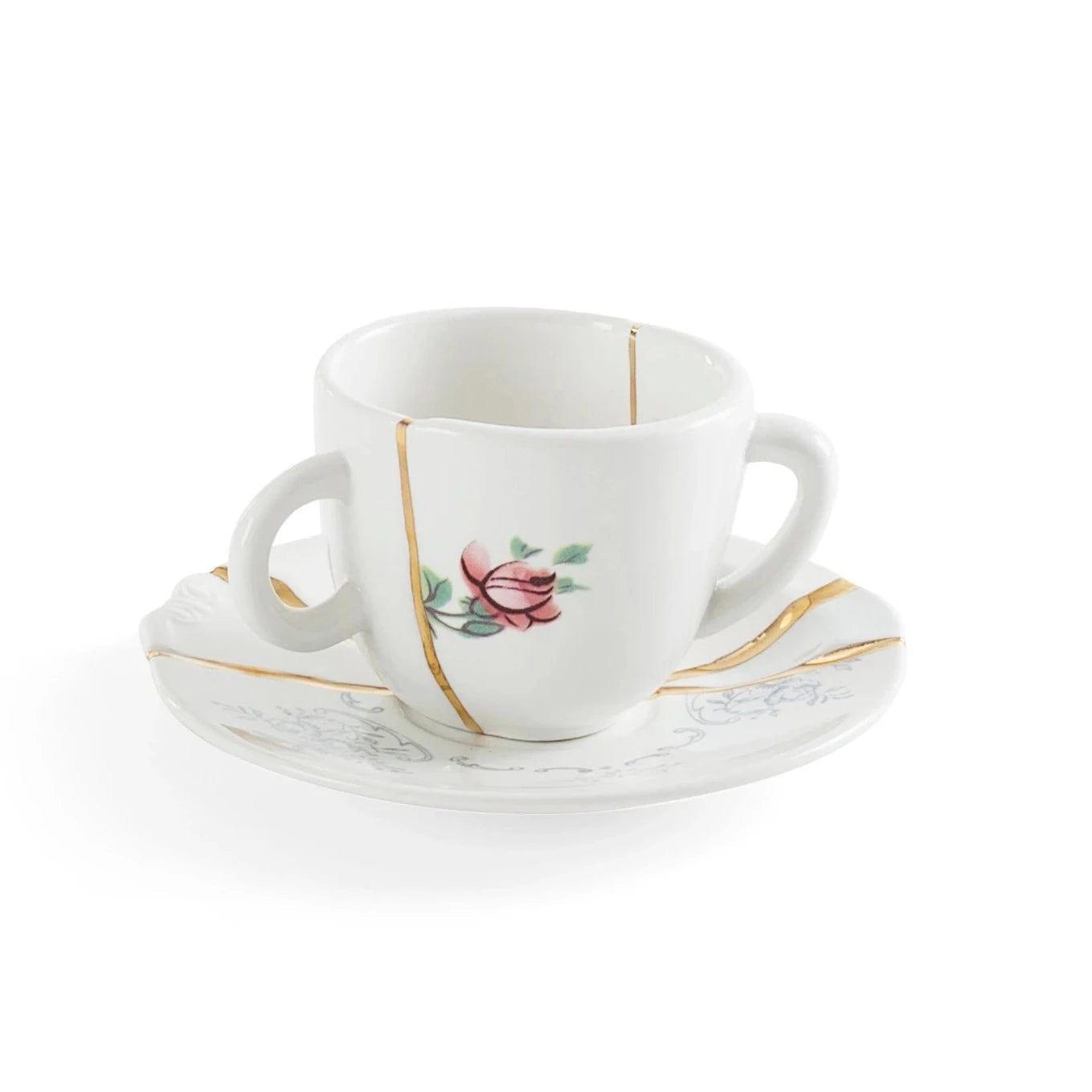 Filiżanka do espresso KINTSUGI #3 porcelanowy Seletti    Eye on Design