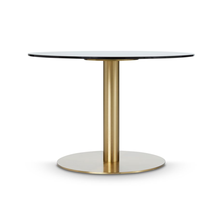 Round Side Table Flash brass base