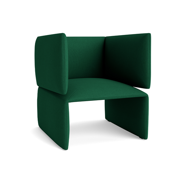 Upholstered fold armchair