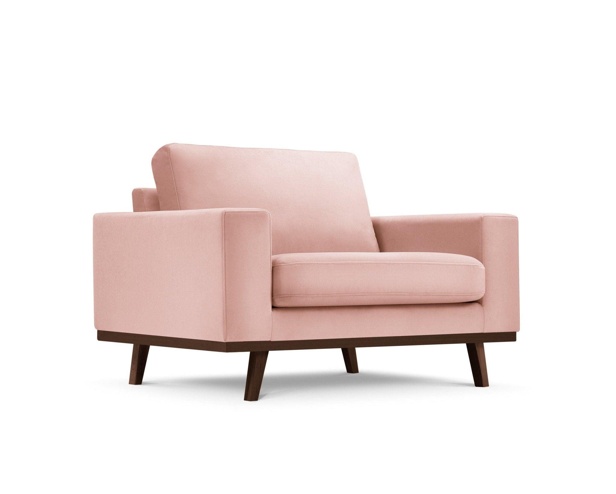 Fotel aksamitny HEBE różowy Mazzini Sofas    Eye on Design