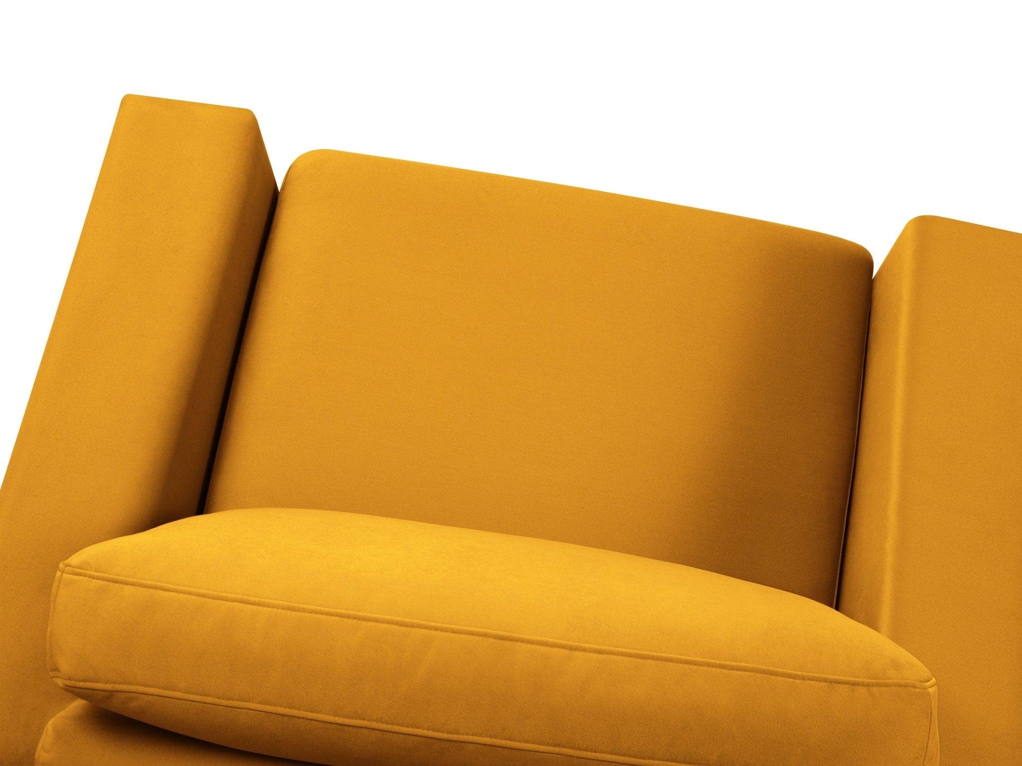 Fotel aksamitny HEBE żółty Mazzini Sofas    Eye on Design