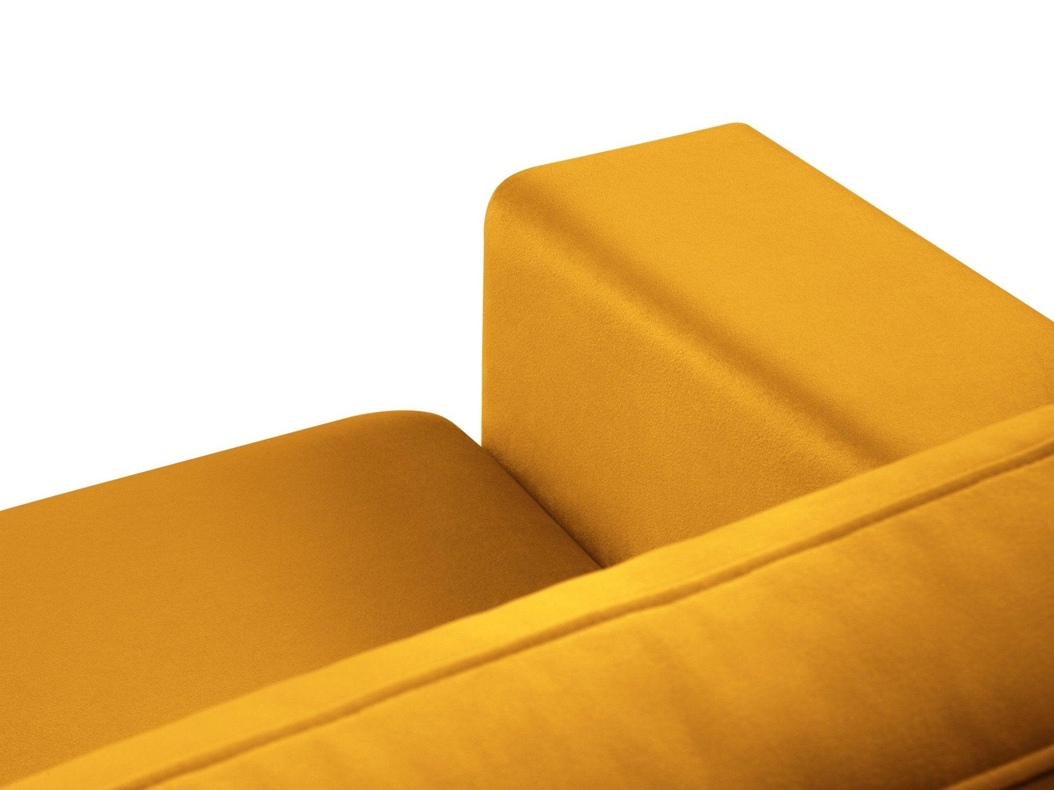 Fotel aksamitny HEBE żółty Mazzini Sofas    Eye on Design