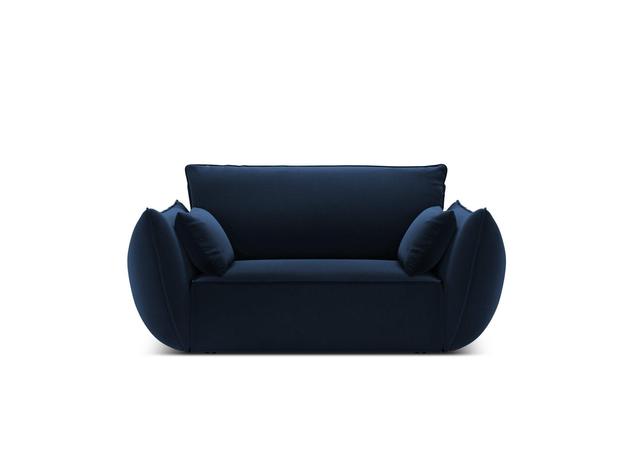 Fotel aksamitny VANDA granatowy Mazzini Sofas    Eye on Design