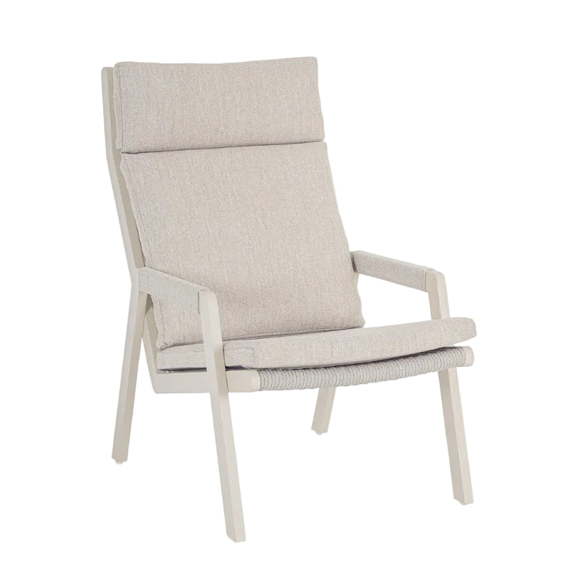 EMERY outdoor armchair in beige-gray