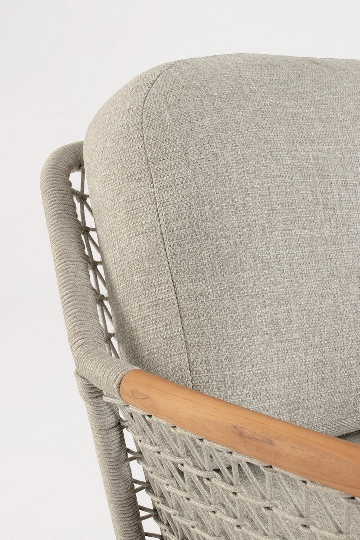 EULERO beige outdoor armchair