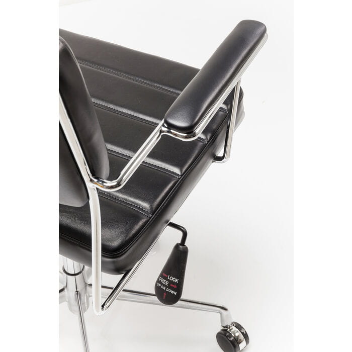 DOTTORE Office Chair Black Eco-Leather