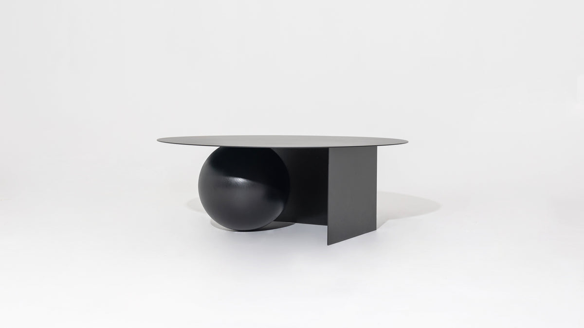 FUKU Coffee Table in Steel and Wood