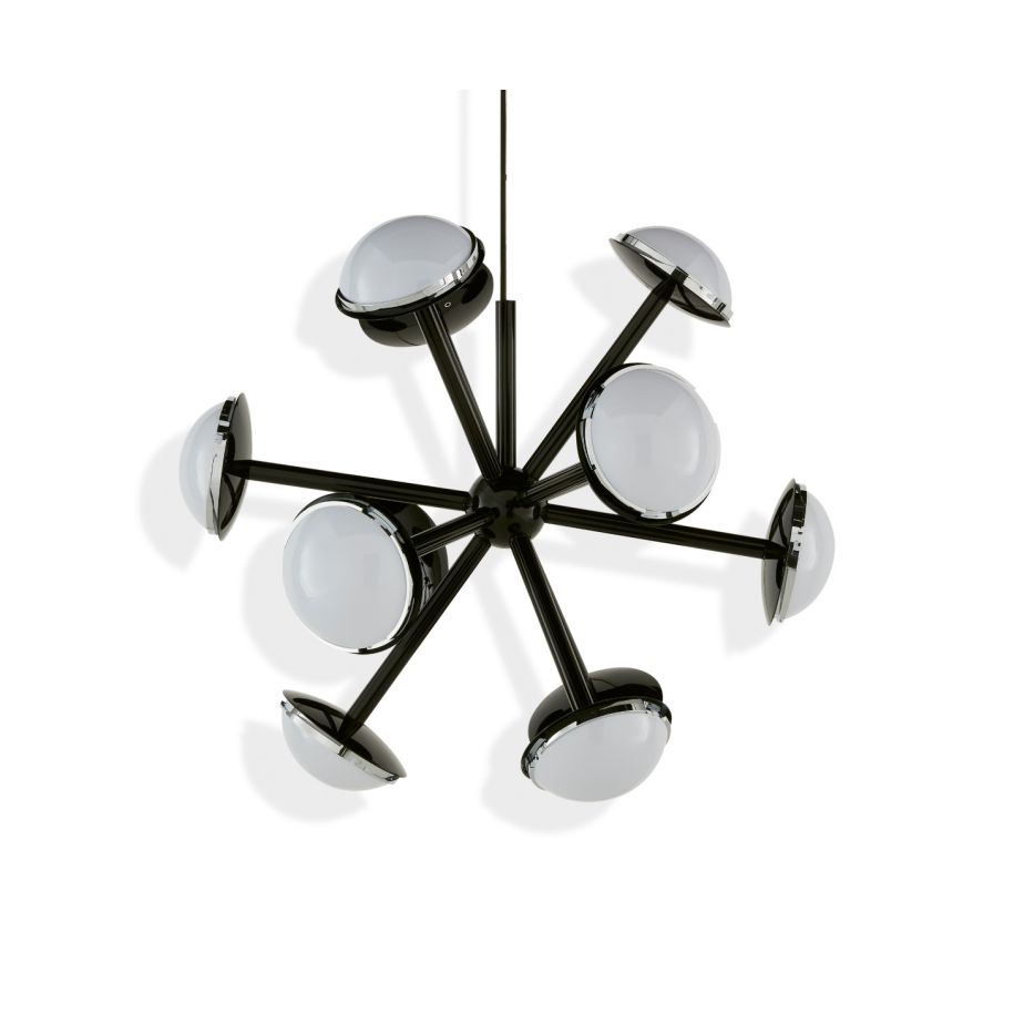 Globe ironing chandelier