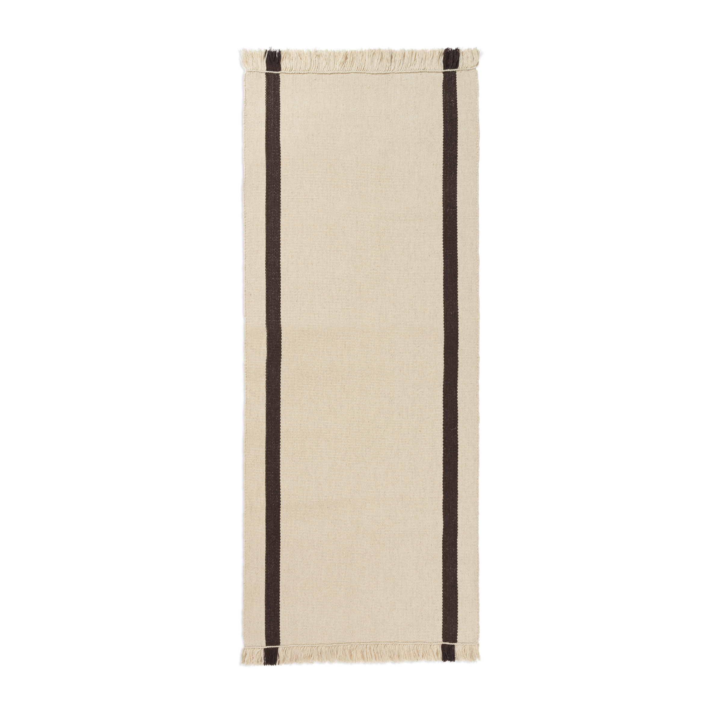 CALM KELIM Teppich creme mit braun 