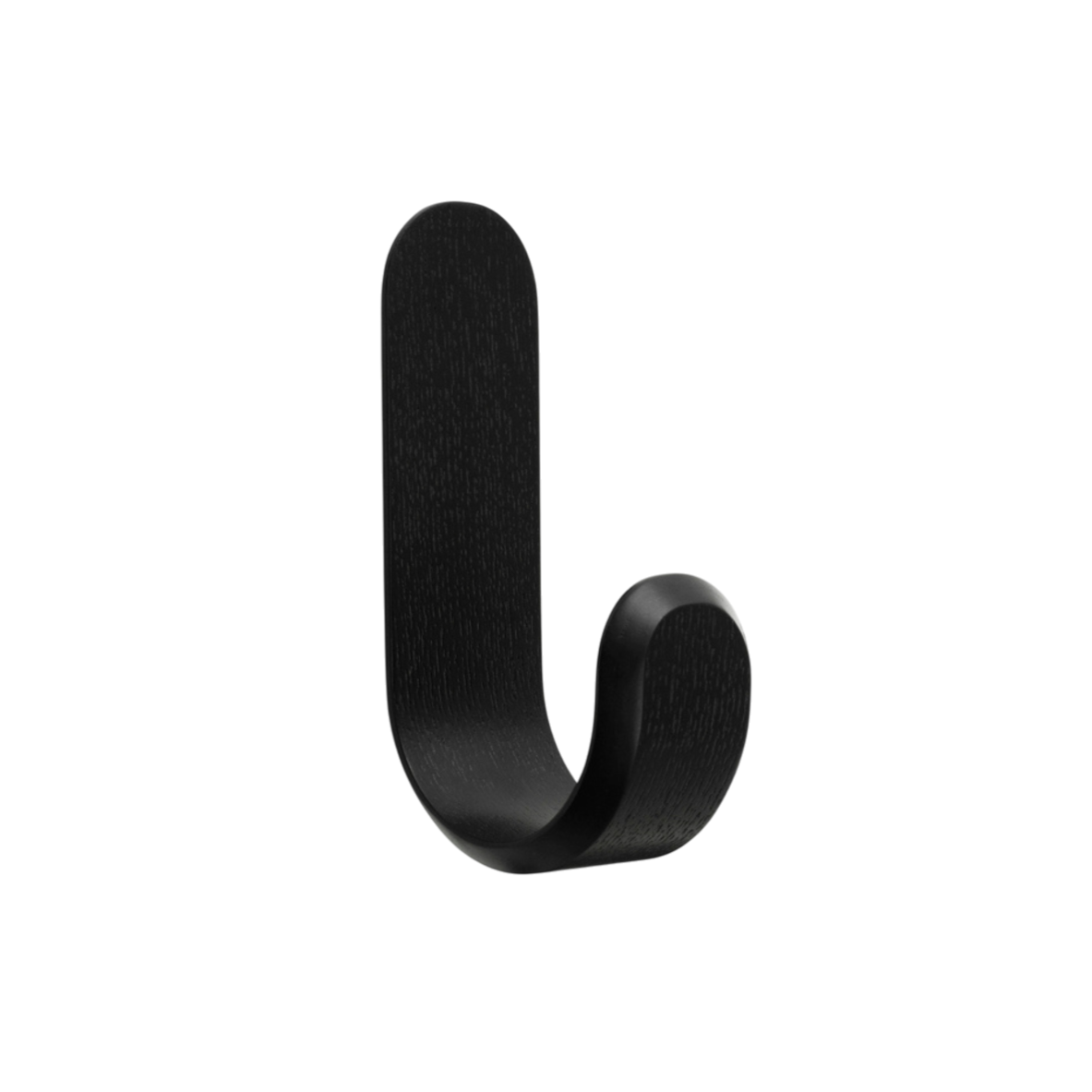 Garderobe CURVE schwarz Eschenfurnier