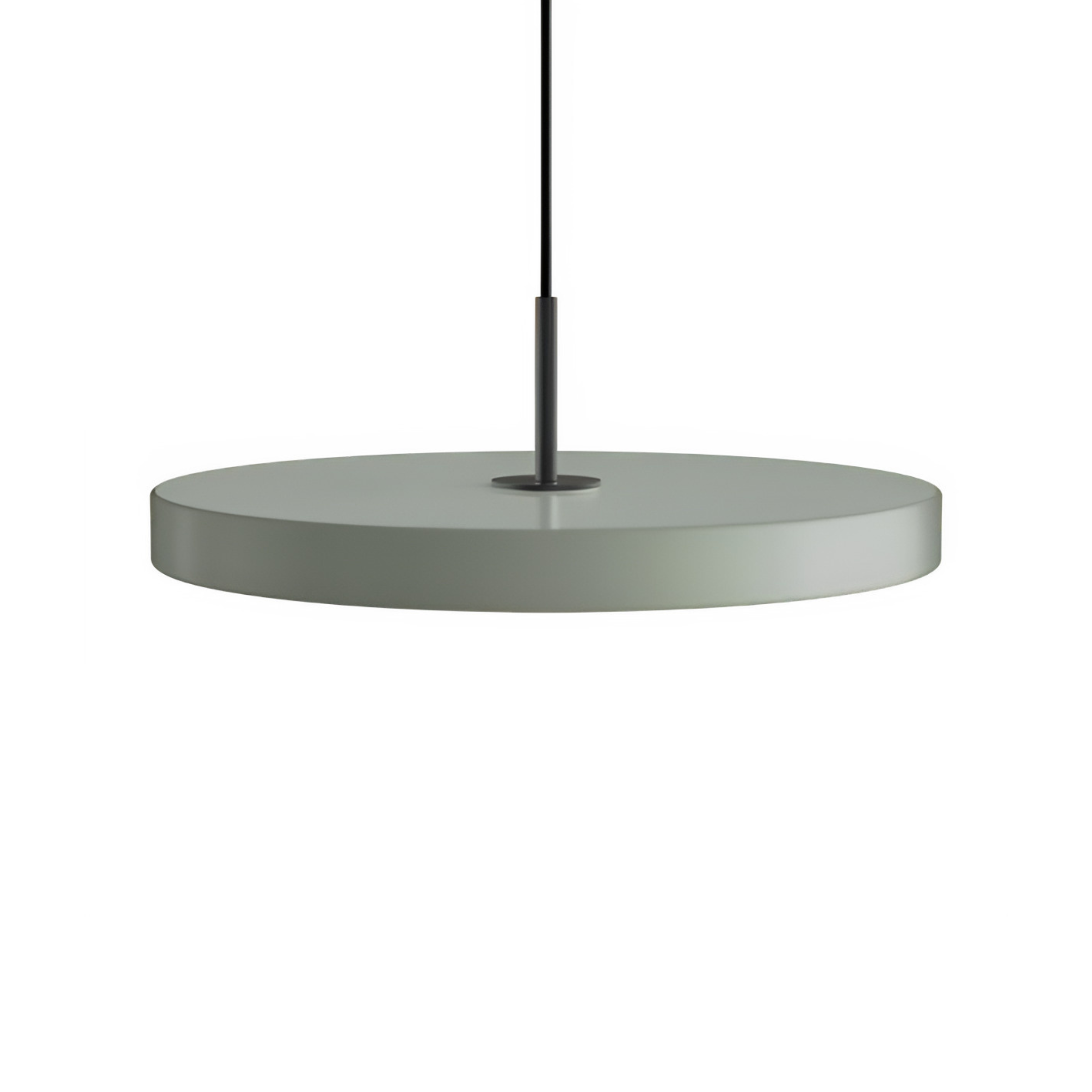 Asteria Plus Pendant Lamp in Olive with Black Insert