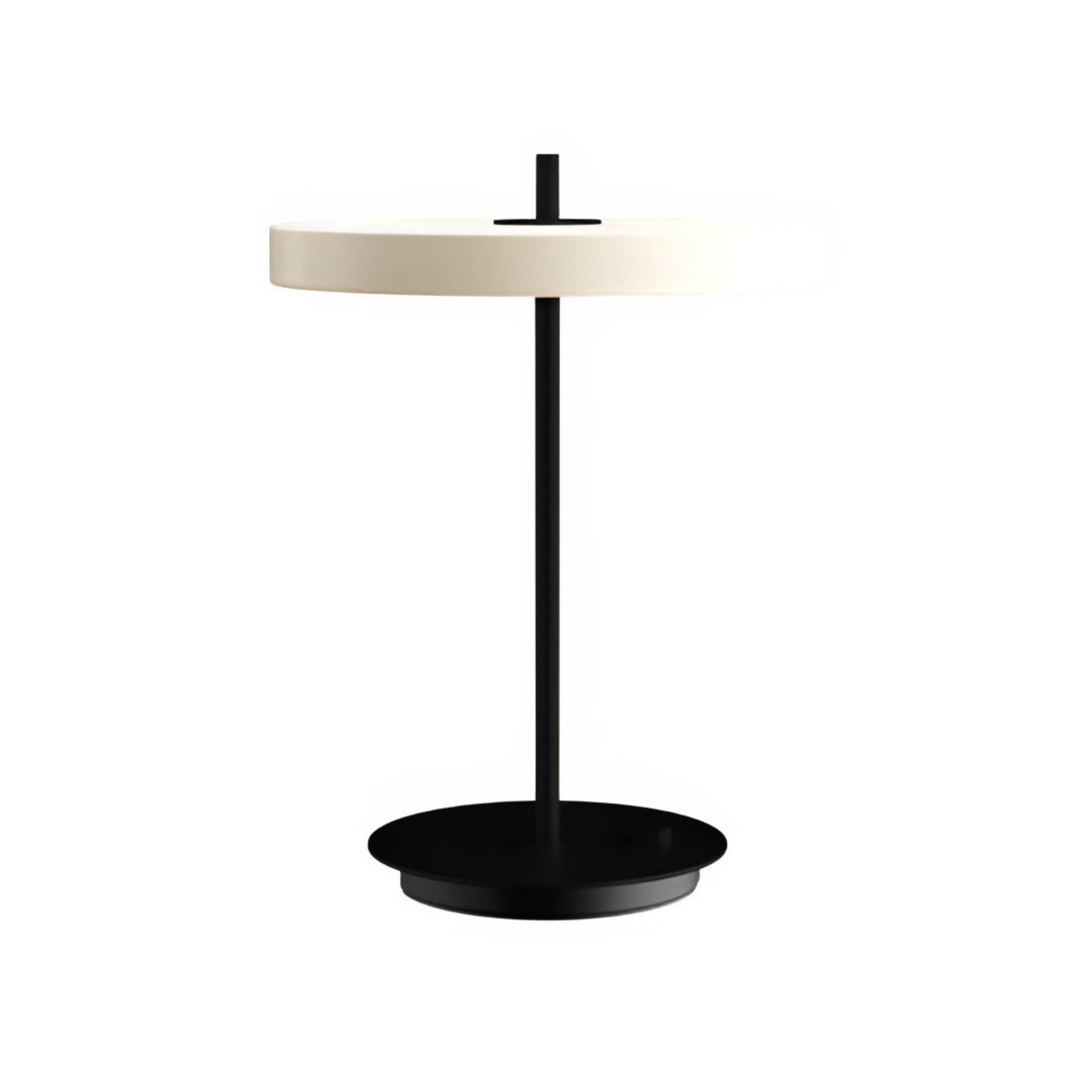 Asteria Table Lamp White with Black Base