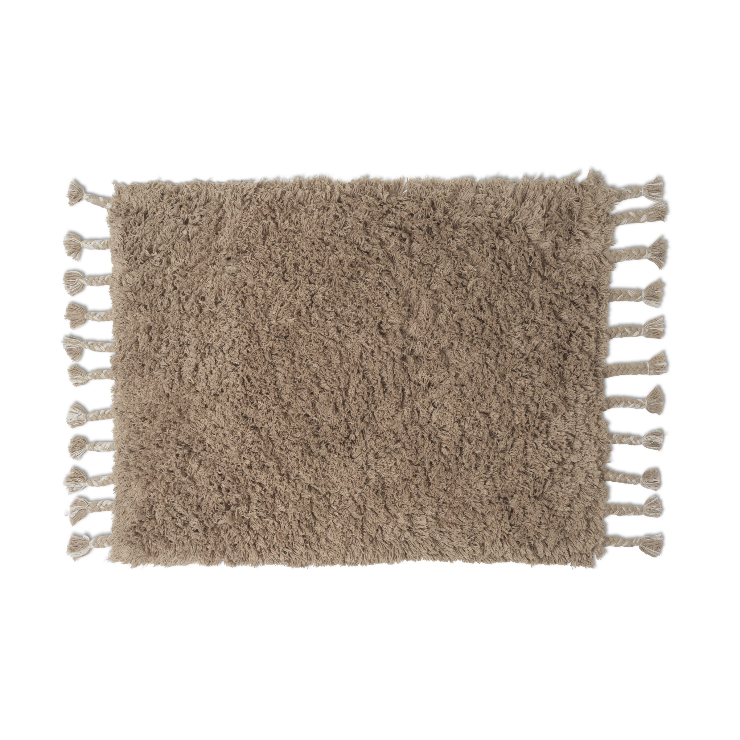 AMASS WHITE PEPPER sand bathroom mat