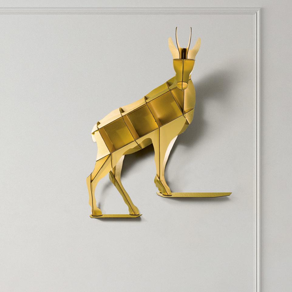 HORACE gold wall shelf