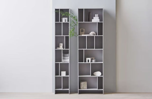 House book bookcase white veneer