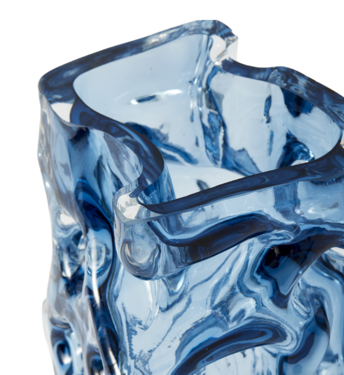 ICE Vase dunkelblau