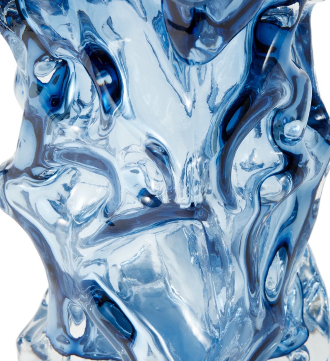 ICE Vase dunkelblau