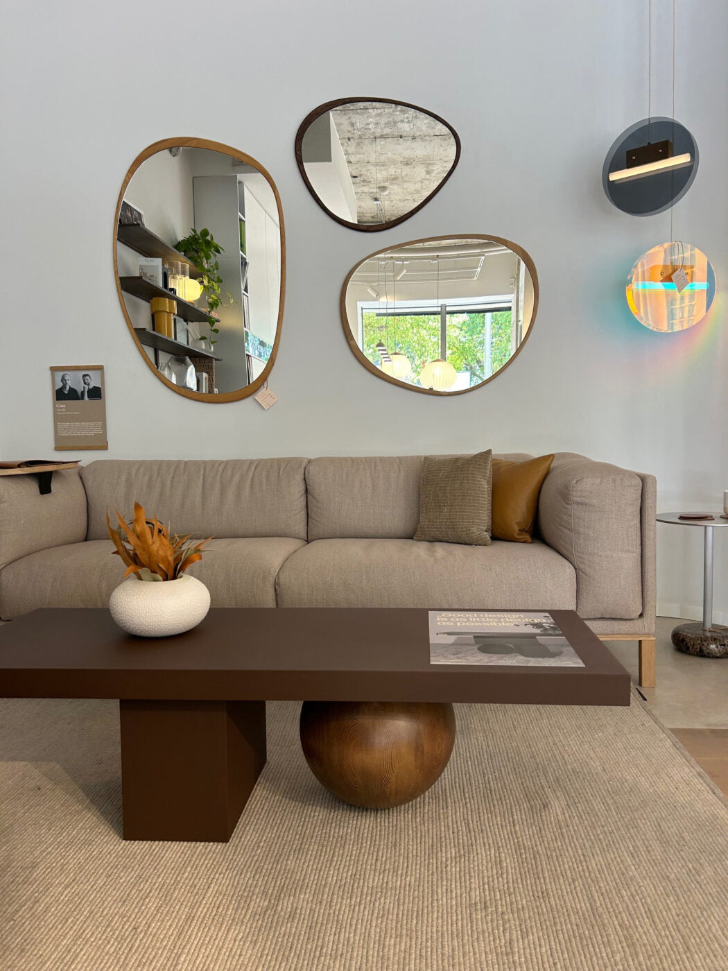 MOORT Coffee Table in Steel and Wood