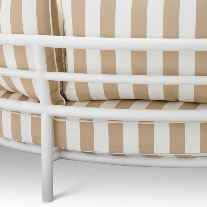 LAGUNO Outdoor Sofa White with Cream