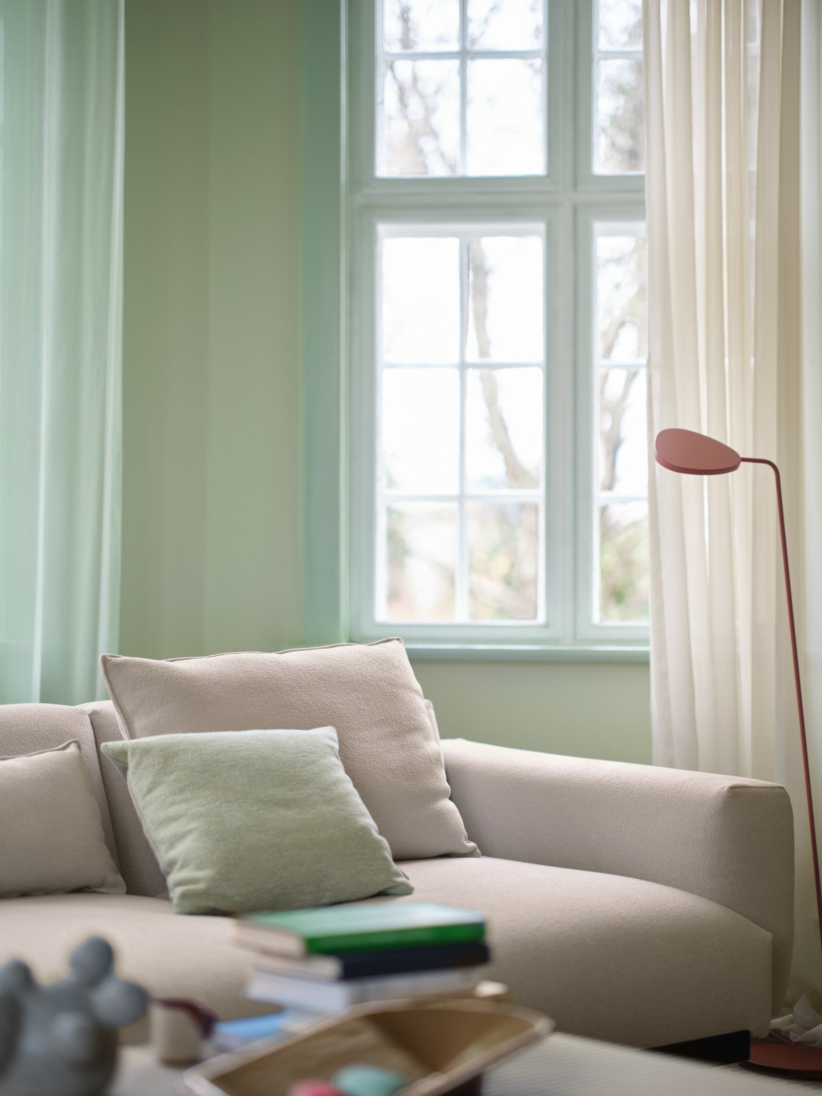 Symmetrical corner sofa IN SITU upholstered