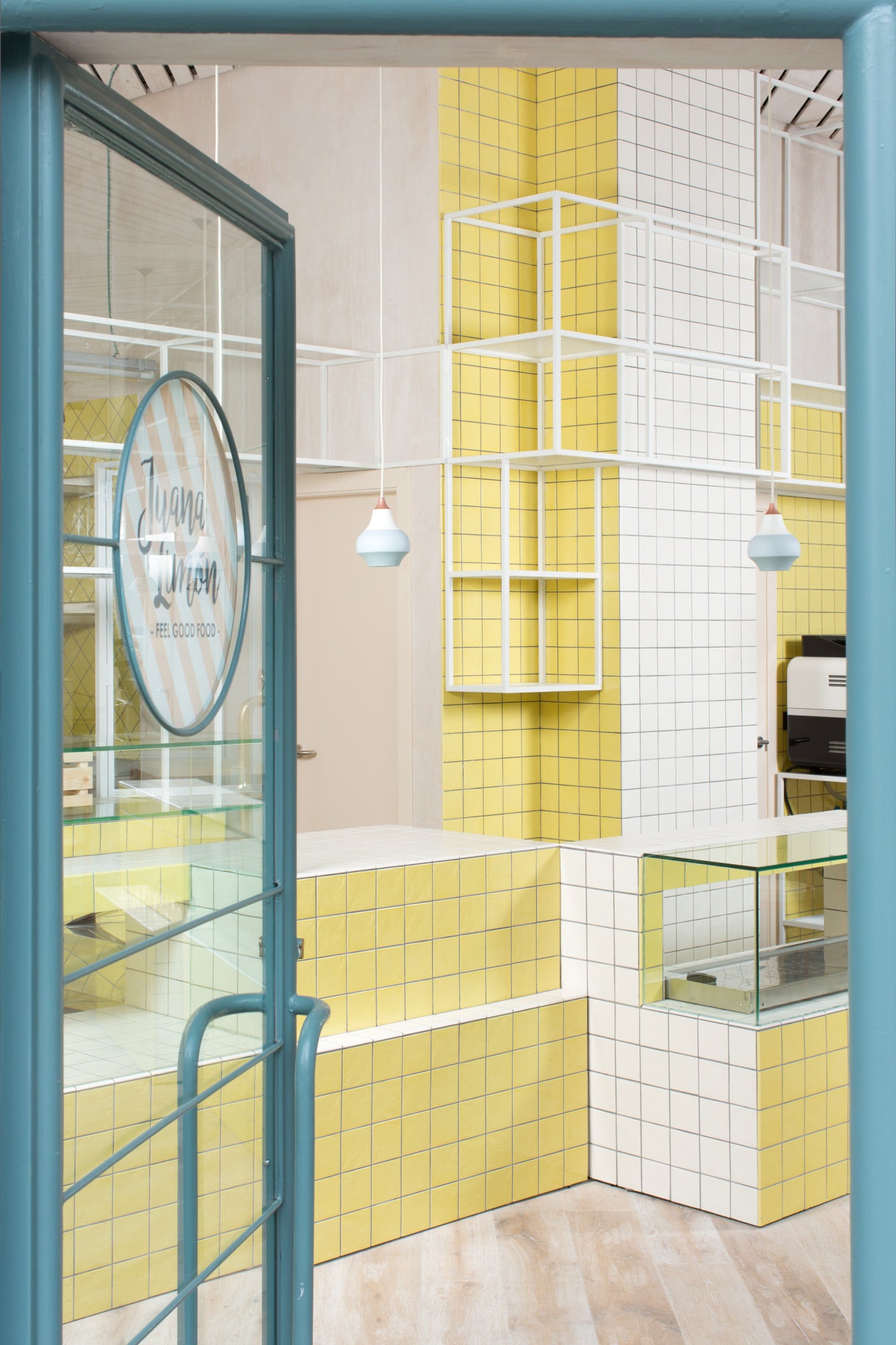 Pendelleuchte CIRQUE weiß mit grauem Ende