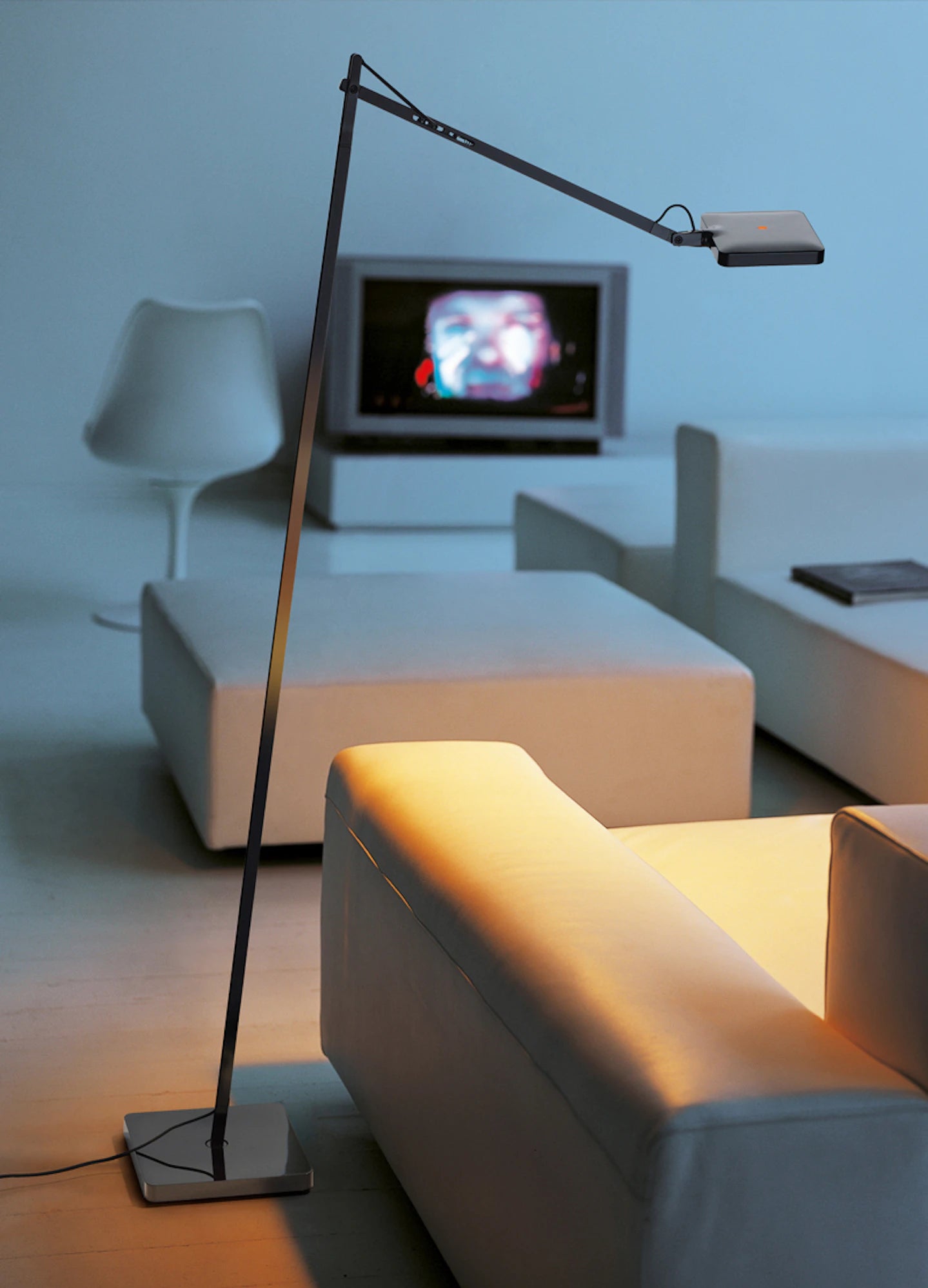 Leselampe KELVIN LED grau