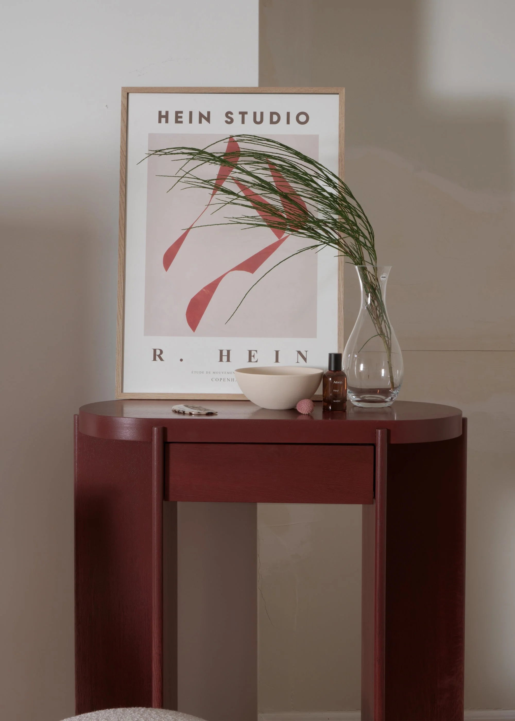 KIRU Console Green Oak Wood