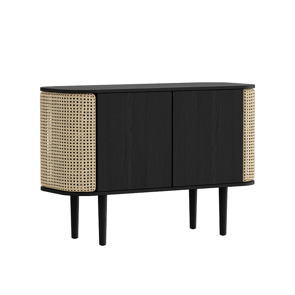 Komoda TREASURES rattan z czarnym dębem UMAGE    Eye on Design