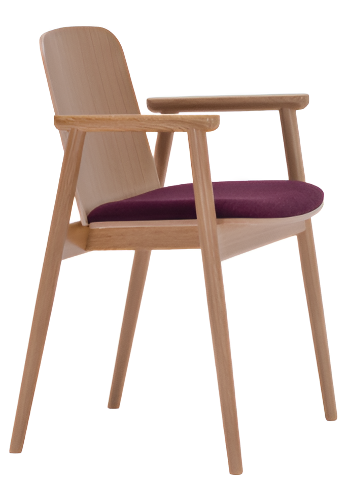 Fotel PROP B-4390 drewniany