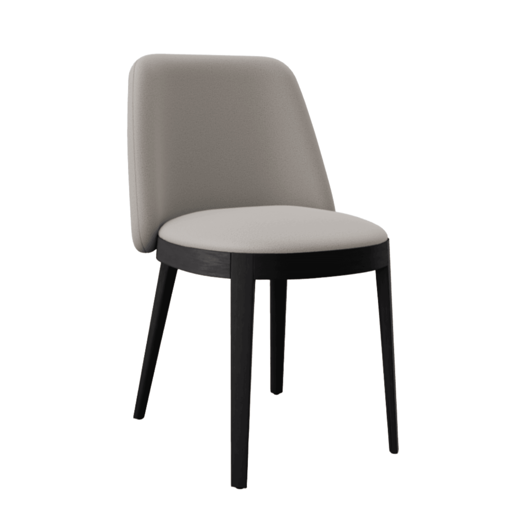 Krzesło ADÈL boucle taupe Calligaris matowa czerń   Eye on Design