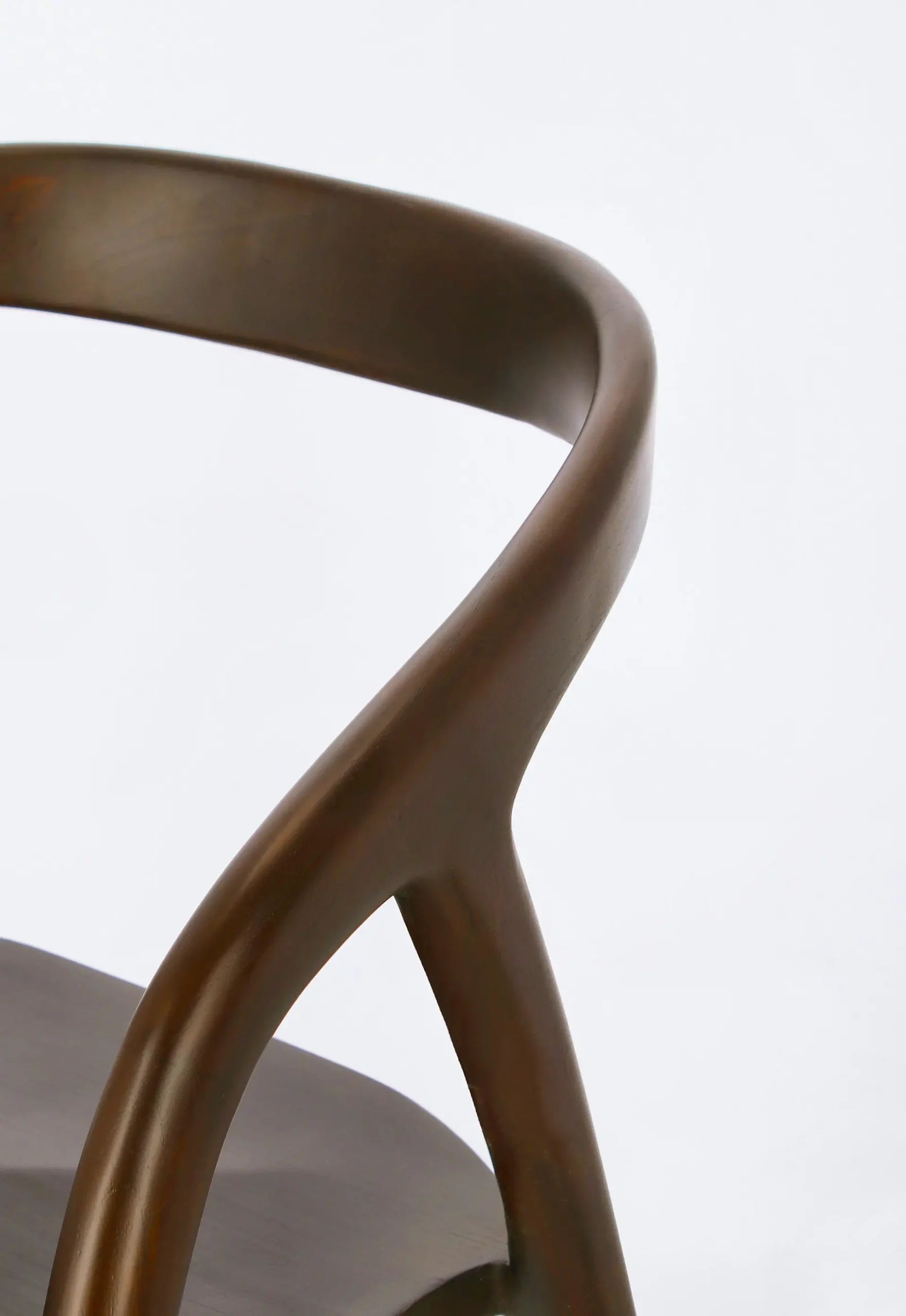 DOTTY dark teak wood chair