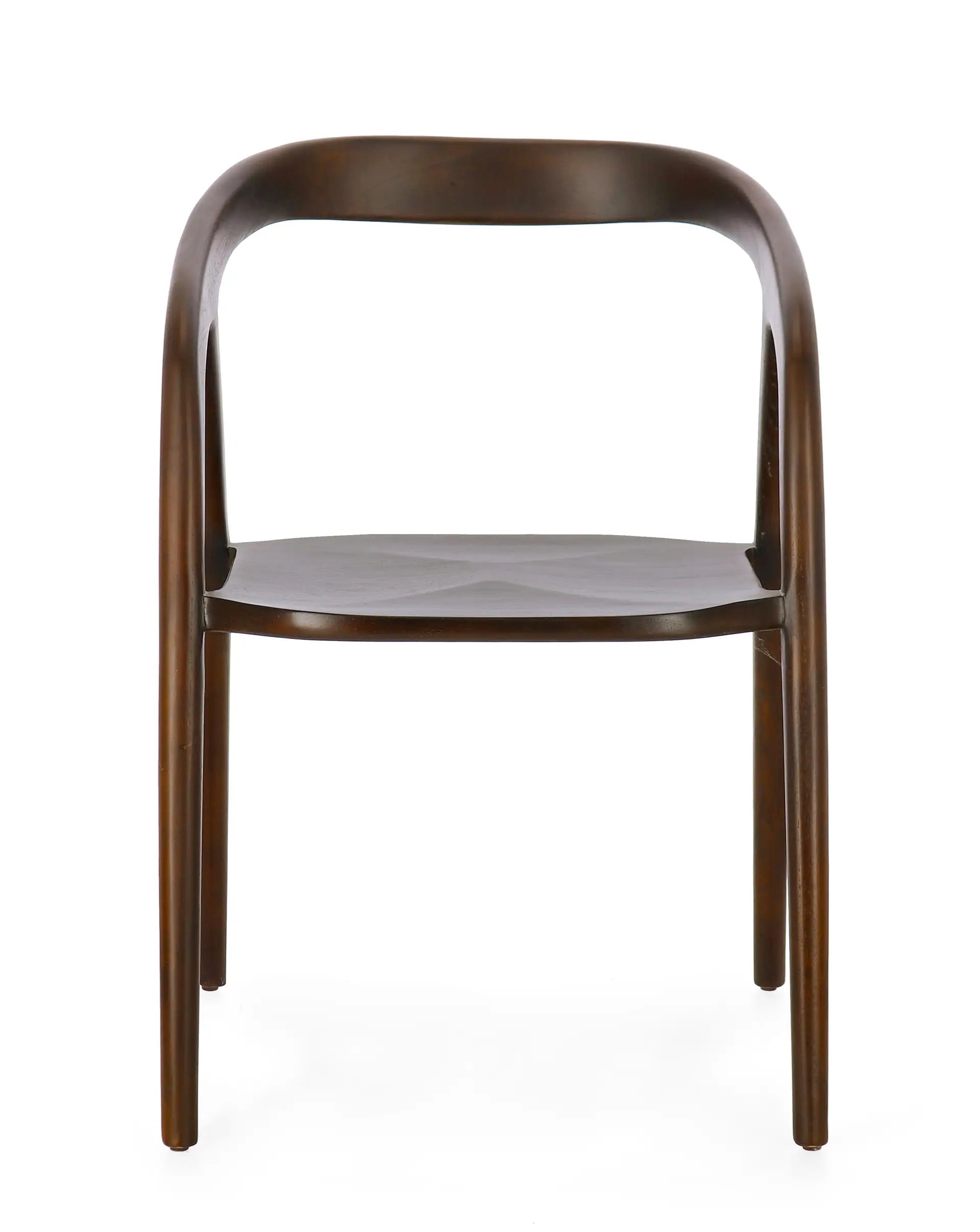 DOTTY dark teak wood chair