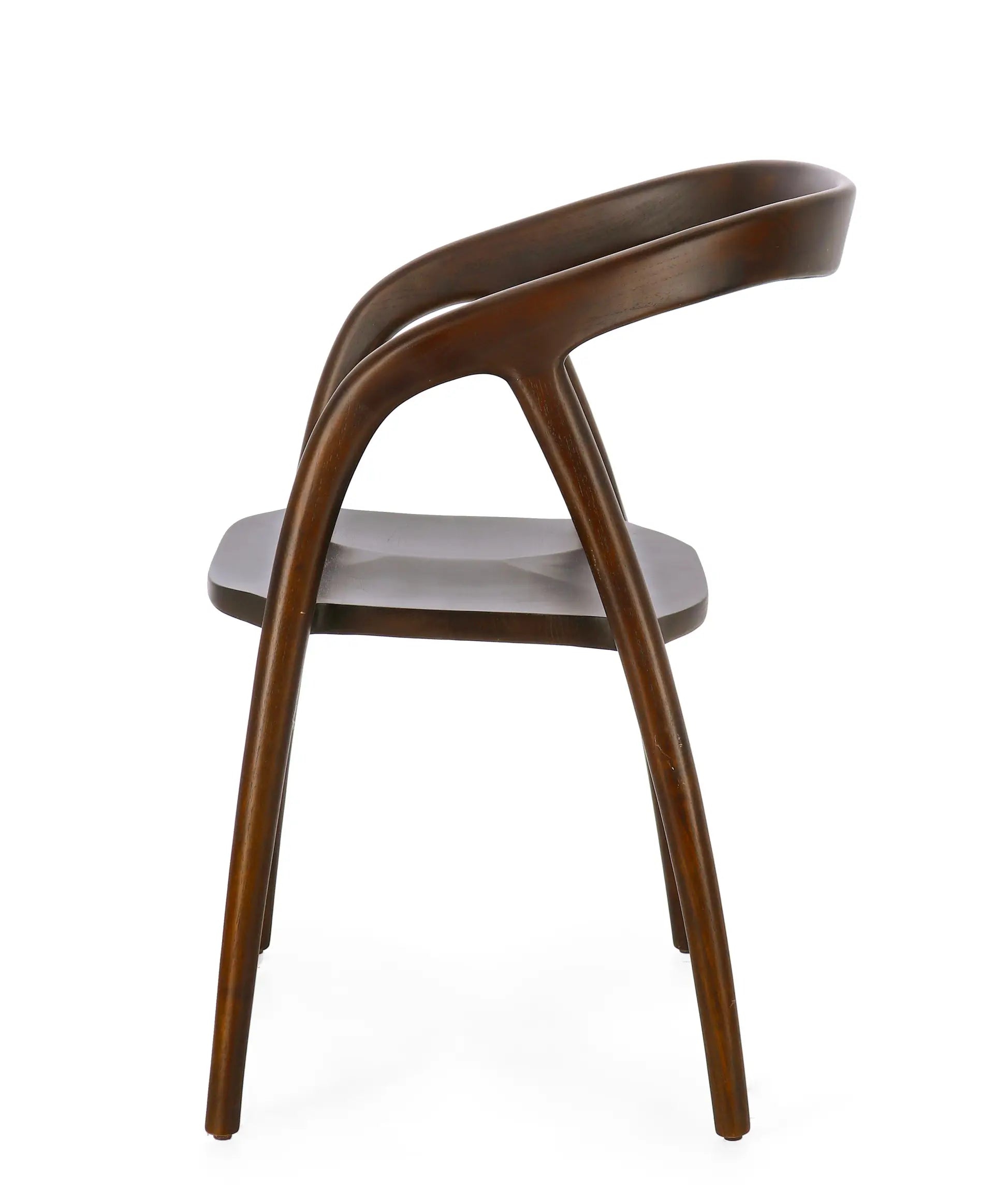 DOTTY dark teak wood chair