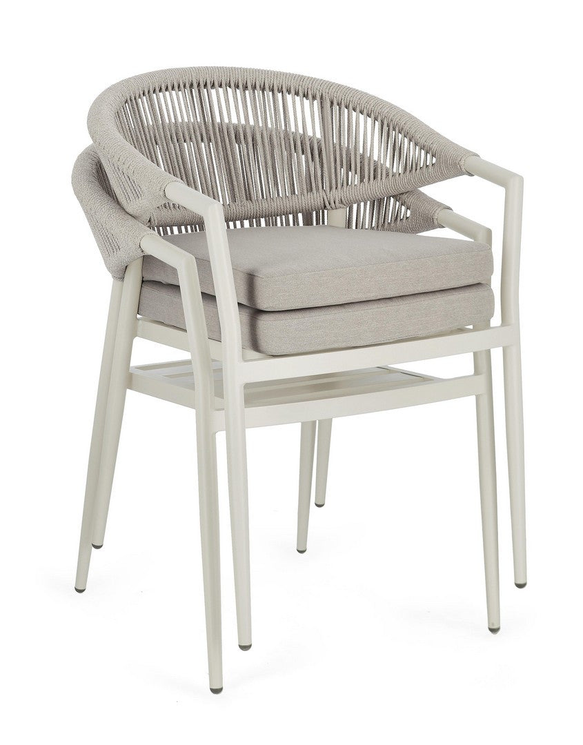 MILLOR beige outdoor chair