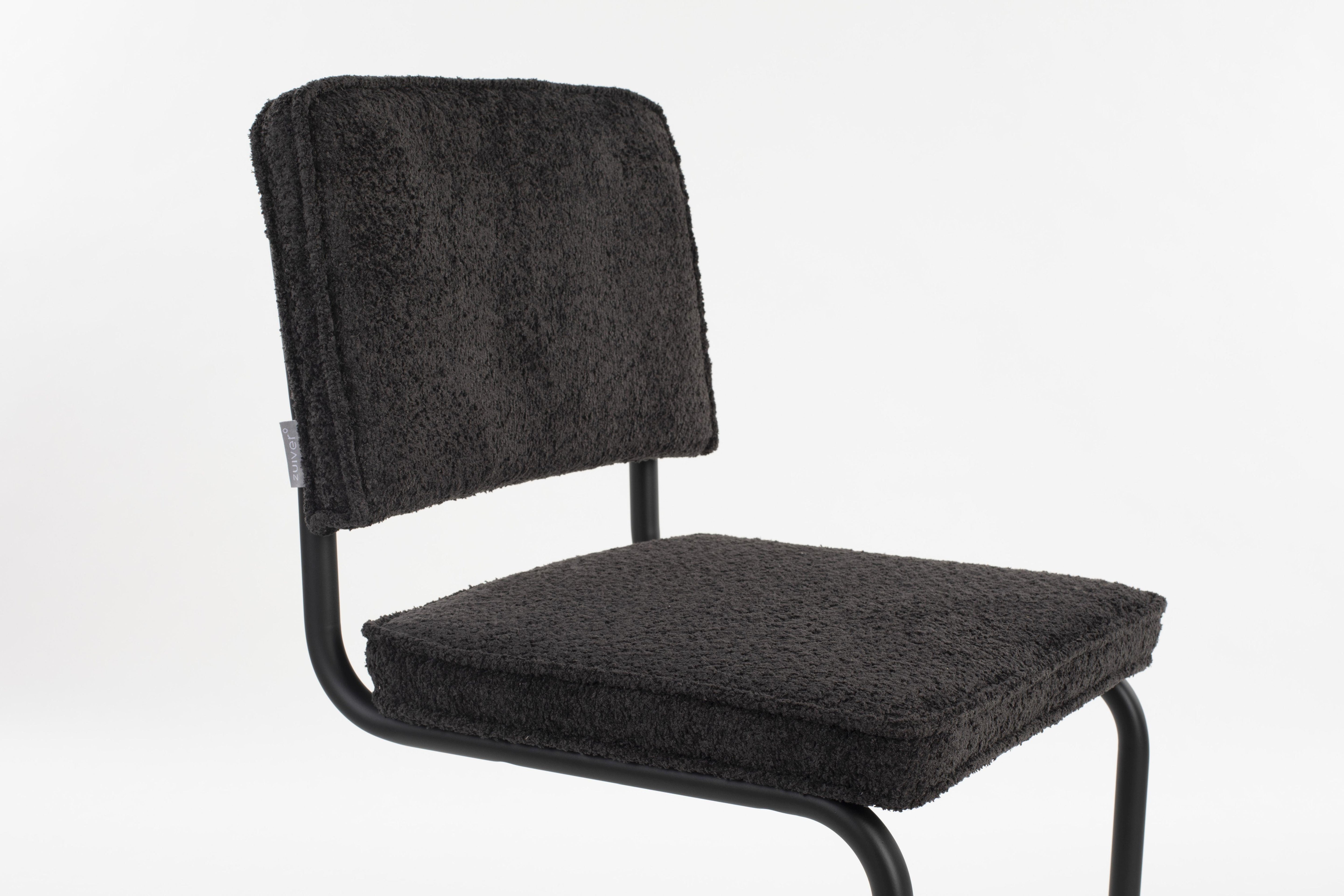 Ridge Kink Chair Soft Black Zuiver    Eye on Design