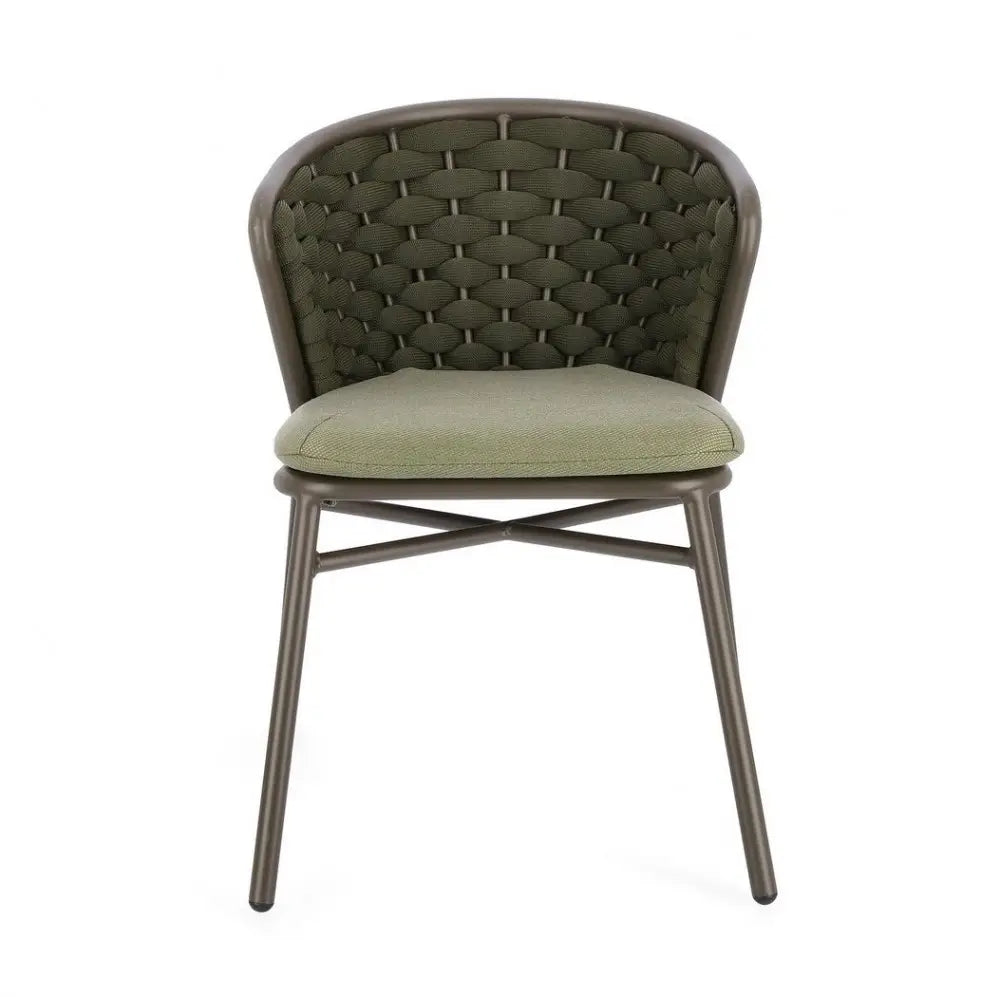 HARLOW olive outdoor chair