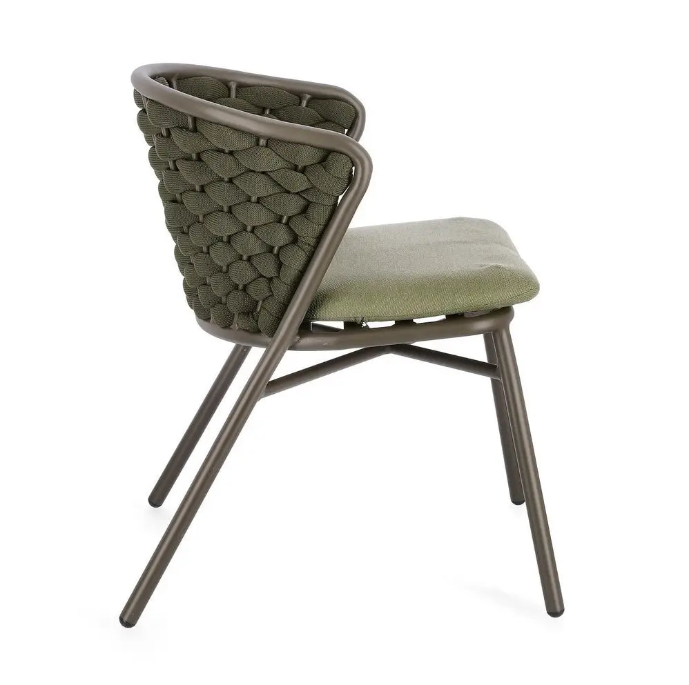 HARLOW olive outdoor chair