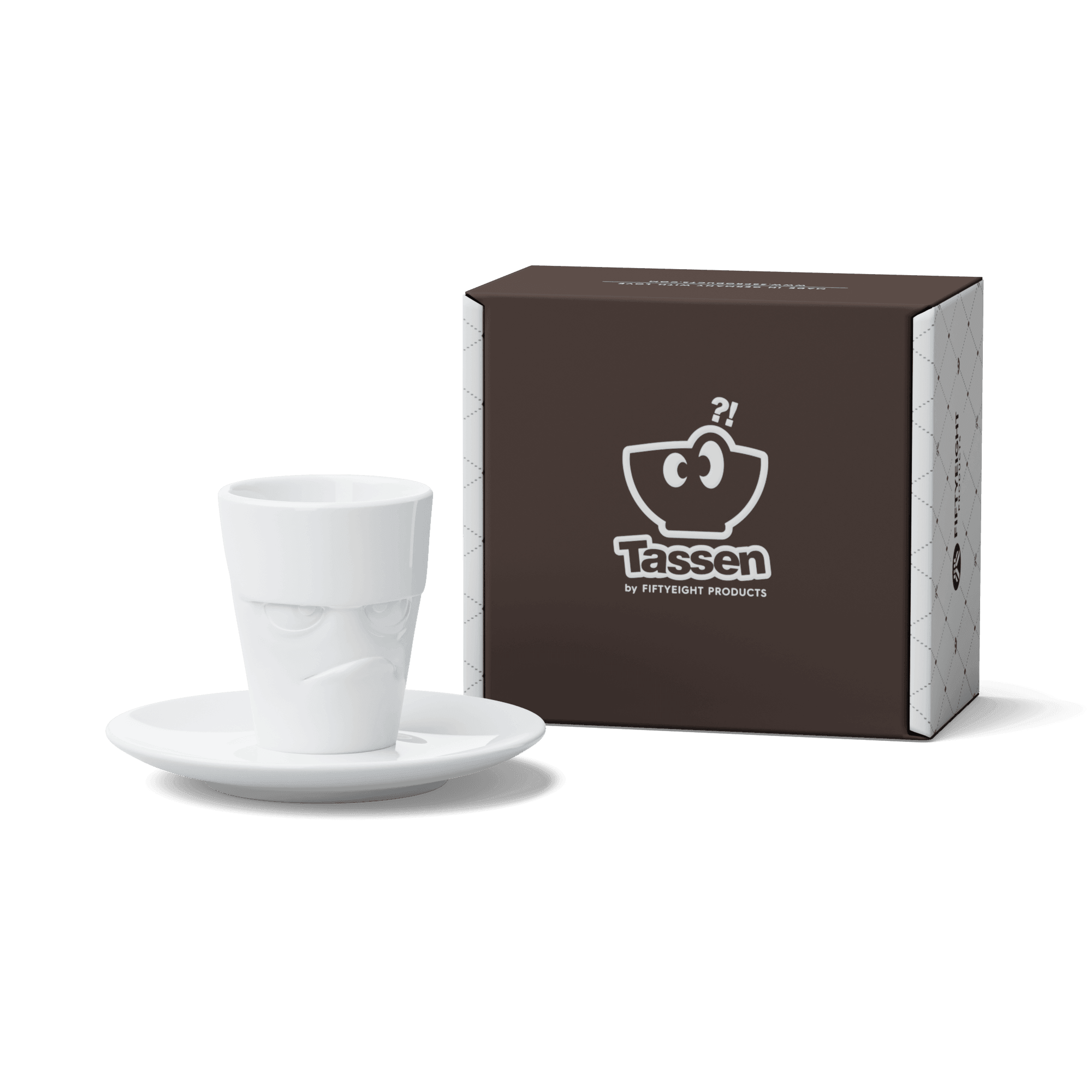 Kubeczek do espresso GRUMPY biały 58products    Eye on Design