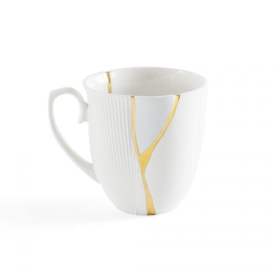 Kubek KINTSUGI #2 porcelanowy Seletti    Eye on Design