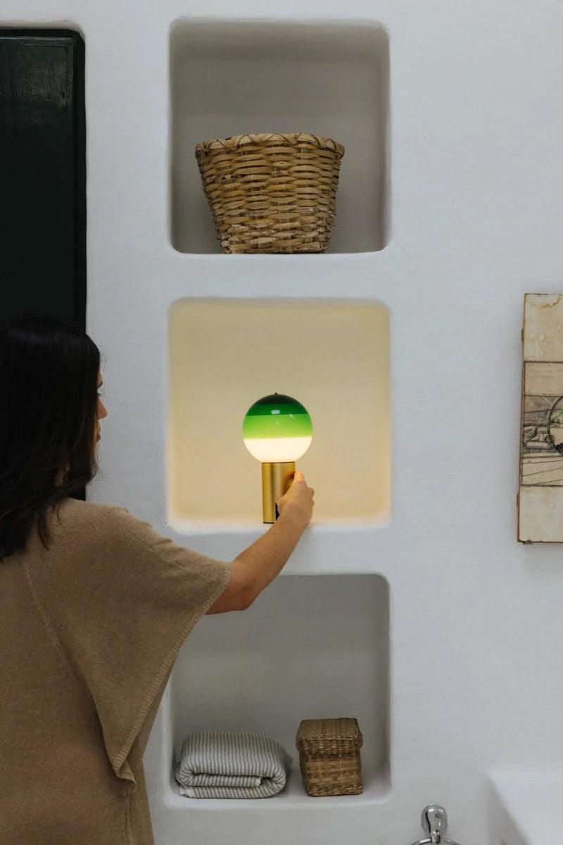 Lampa akumulatora DIPPING zielony Marset    Eye on Design