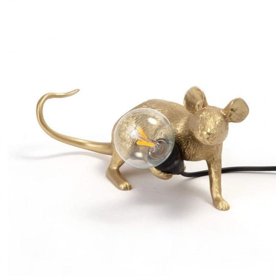 Lampa MOUSE LOP złoty Seletti    Eye on Design