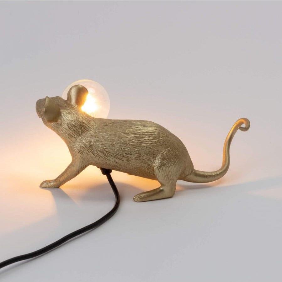 Lampa MOUSE LOP złoty Seletti    Eye on Design