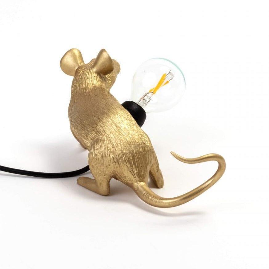 Lampa MOUSE LOP złoty Seletti    Eye on Design