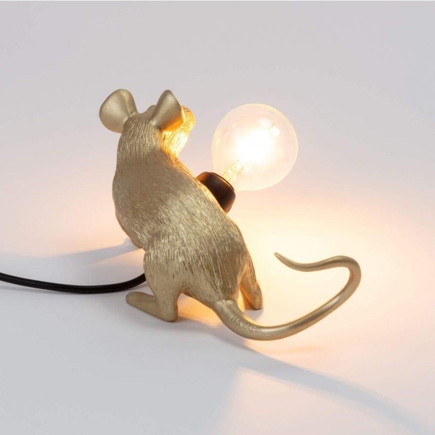 Lampa MOUSE LOP złoty Seletti    Eye on Design